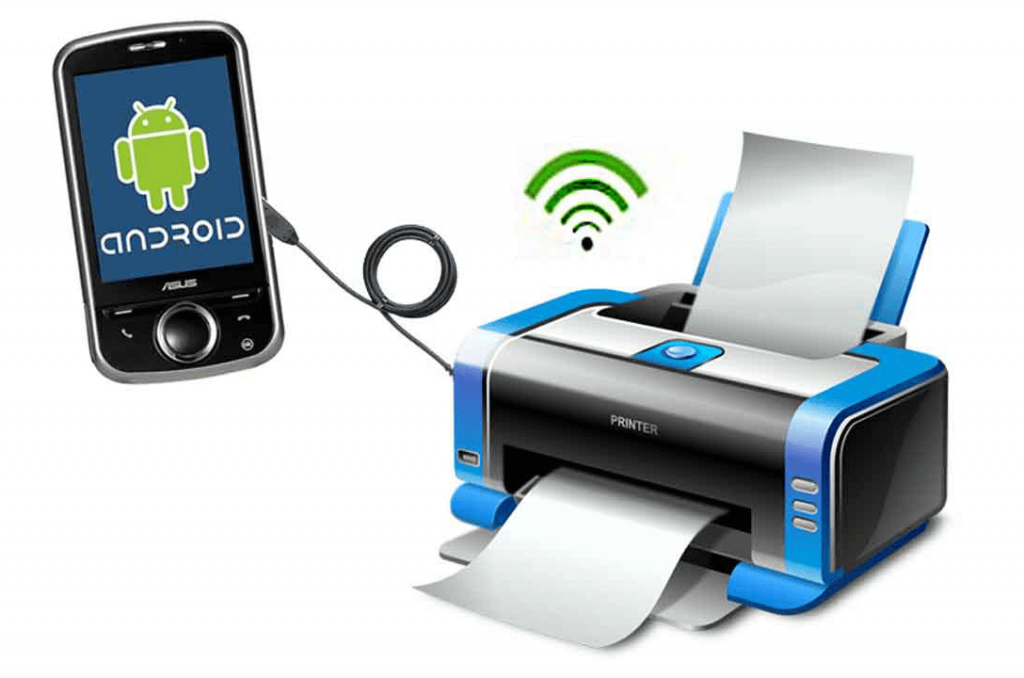 اتصال گوشی به چاپگر با کابل otg و برنامه اندرویدی PrintShare و پرینت با گوشی | نورپرینتر